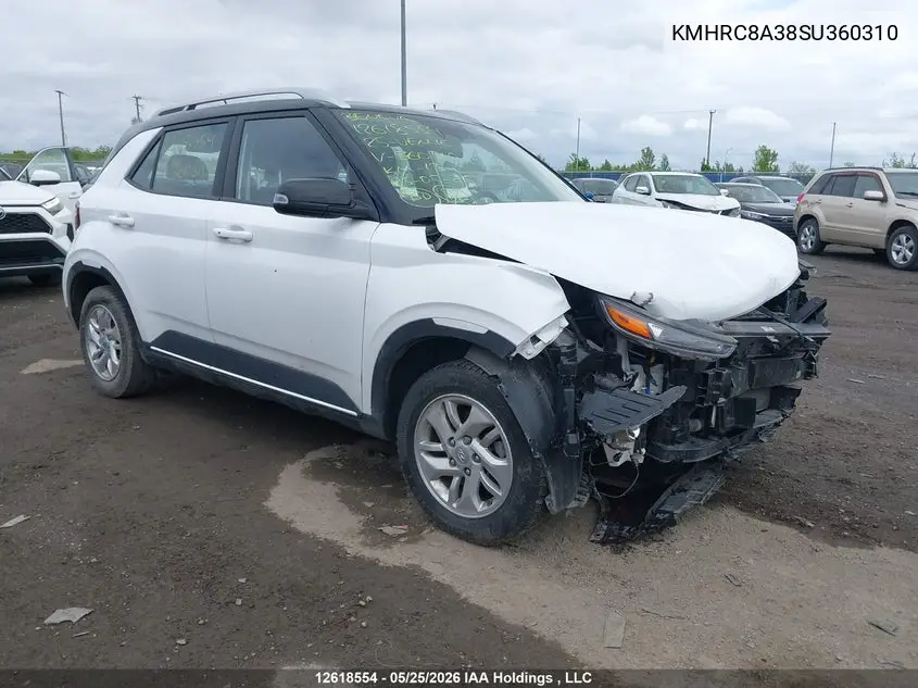 2025 Hyundai Venue Preferred W/Two-Tone VIN: KMHRC8A38SU360310 Lot: 12618554