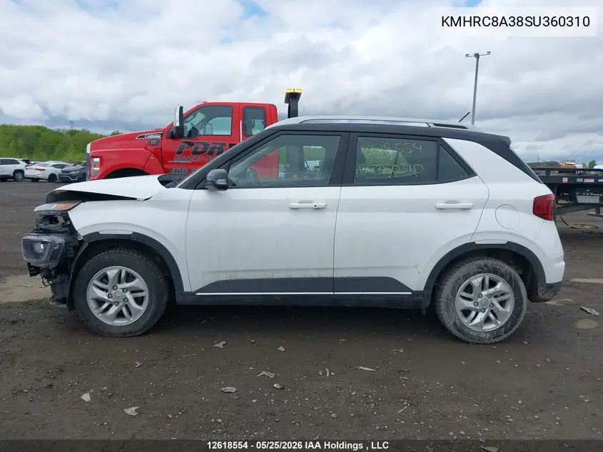 2025 Hyundai Venue Preferred W/Two-Tone VIN: KMHRC8A38SU360310 Lot: 12618554