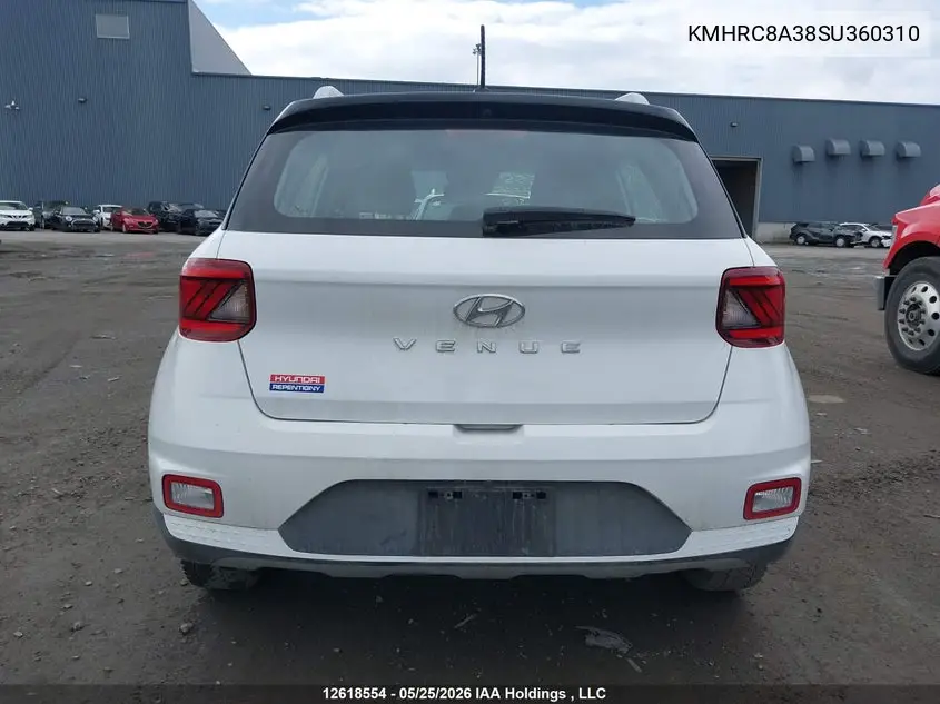 2025 Hyundai Venue Preferred W/Two-Tone VIN: KMHRC8A38SU360310 Lot: 12618554