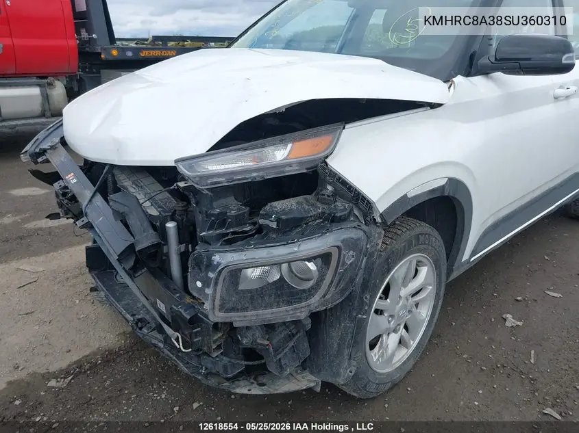 2025 Hyundai Venue Preferred W/Two-Tone VIN: KMHRC8A38SU360310 Lot: 12618554
