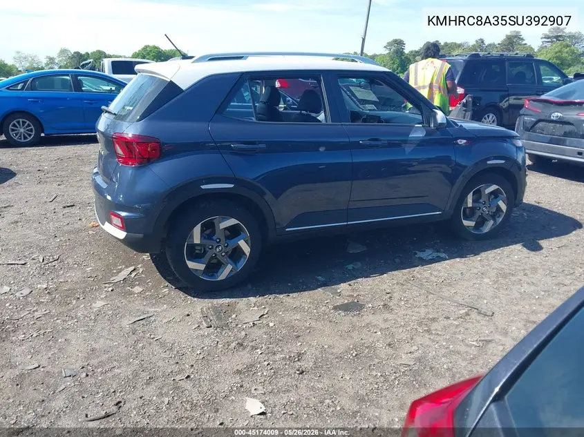 2025 Hyundai Venue Limited VIN: KMHRC8A35SU392907 Lot: 45174009