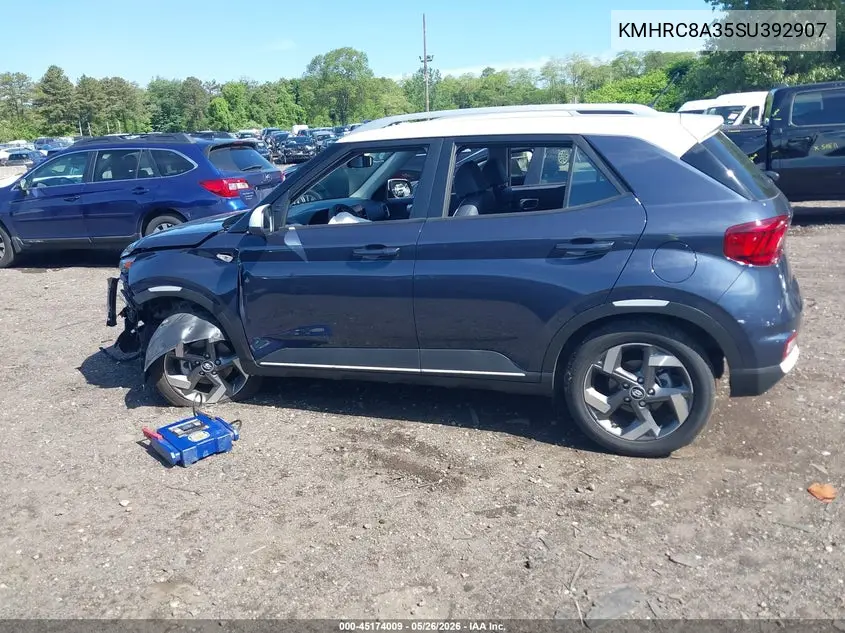 2025 Hyundai Venue Limited VIN: KMHRC8A35SU392907 Lot: 45174009