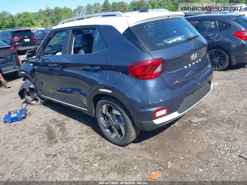 2025 Hyundai Venue Limited VIN: KMHRC8A35SU392907 Lot: 45174009
