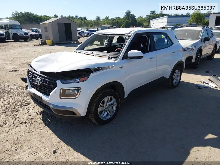 2025 Hyundai Venue Se VIN: KMHRB8A35SU385037 Lot: 45312897
