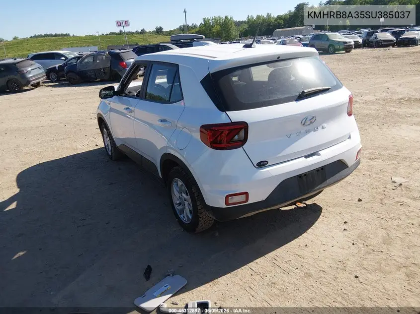 2025 Hyundai Venue Se VIN: KMHRB8A35SU385037 Lot: 45312897
