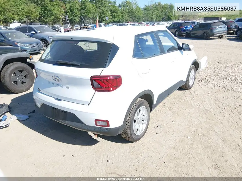 2025 Hyundai Venue Se VIN: KMHRB8A35SU385037 Lot: 45312897