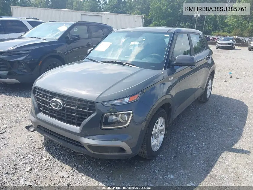 2025 Hyundai Venue Se VIN: KMHRB8A38SU385761 Lot: 45341436