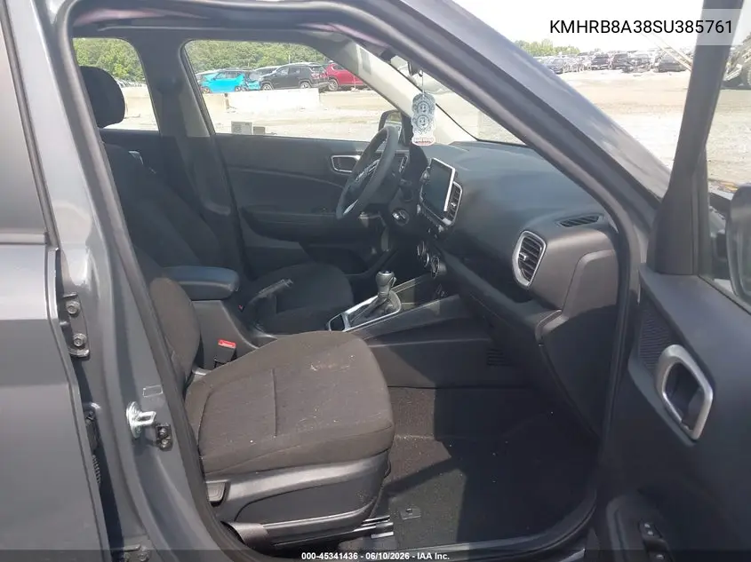 2025 Hyundai Venue Se VIN: KMHRB8A38SU385761 Lot: 45341436