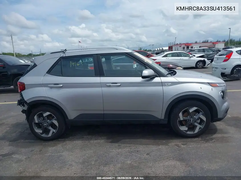 2025 Hyundai Venue Sel VIN: KMHRC8A33SU413561 Lot: 45344571