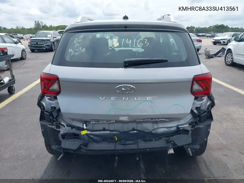 2025 Hyundai Venue Sel VIN: KMHRC8A33SU413561 Lot: 45344571
