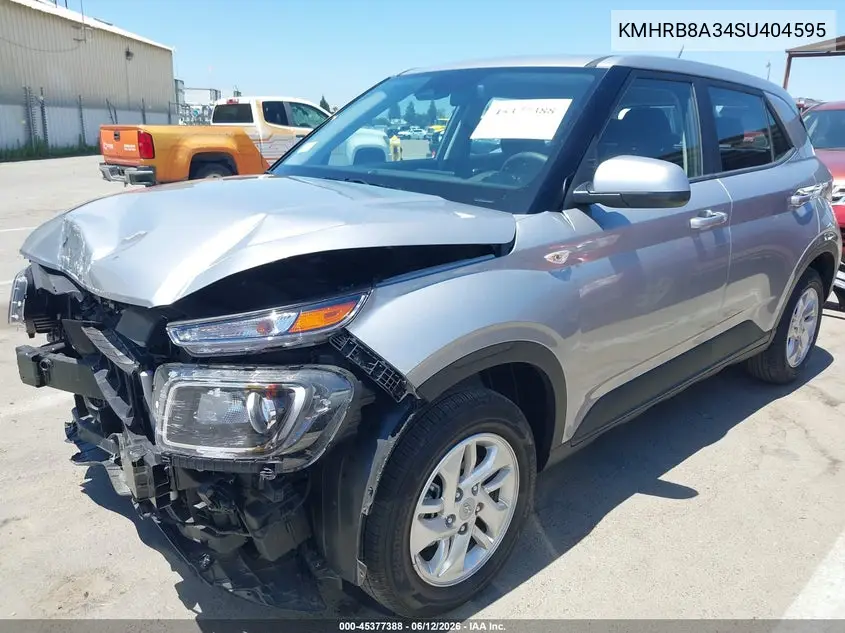 2025 Hyundai Venue Se VIN: KMHRB8A34SU404595 Lot: 45377388