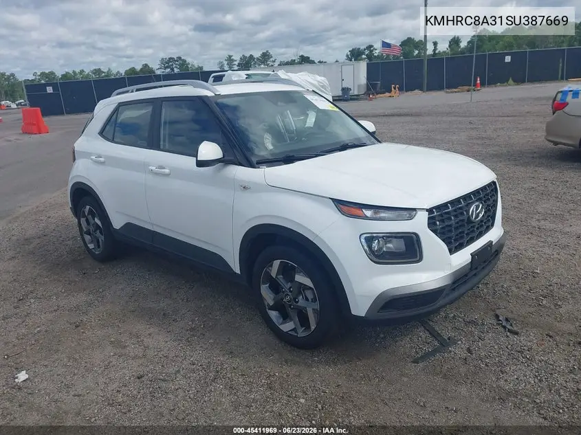 2025 Hyundai Venue Sel VIN: KMHRC8A31SU387669 Lot: 45411969