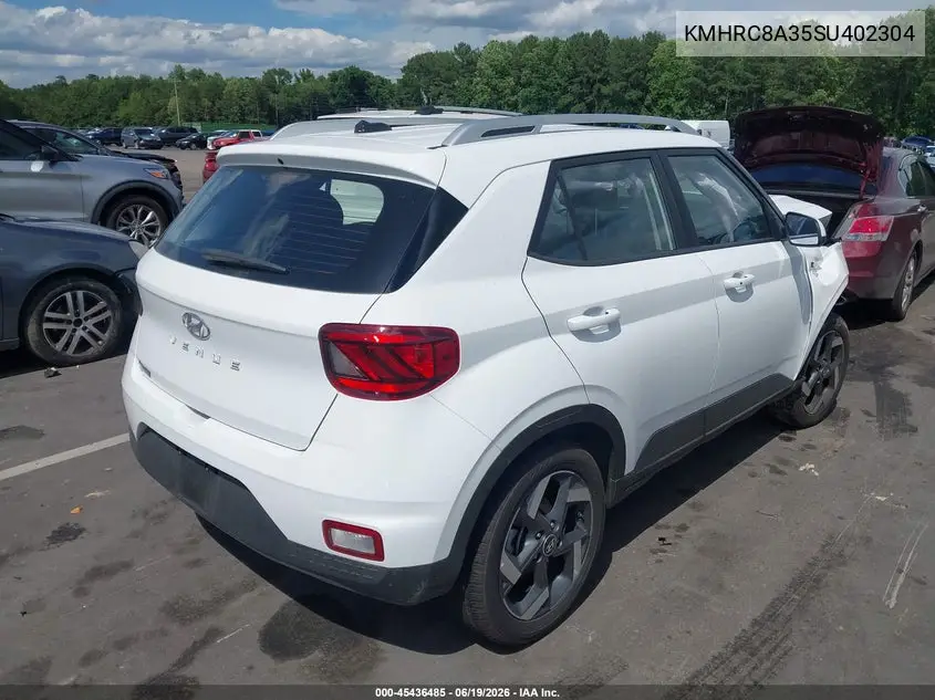 2025 Hyundai Venue Sel VIN: KMHRC8A35SU402304 Lot: 45436485