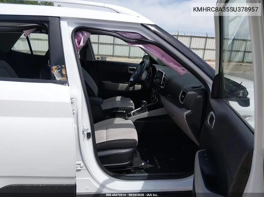 2025 Hyundai Venue Sel VIN: KMHRC8A35SU378957 Lot: 45470314