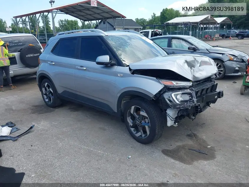 2025 Hyundai Venue Sel VIN: KMHRC8A39SU398189 Lot: 45477999