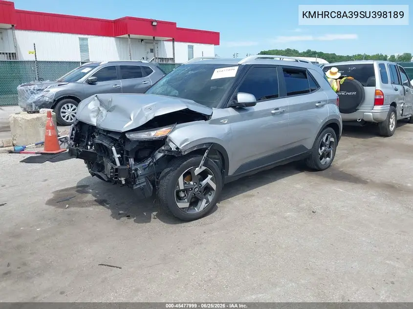 2025 Hyundai Venue Sel VIN: KMHRC8A39SU398189 Lot: 45477999