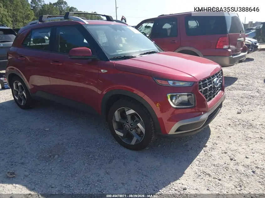 2025 Hyundai Venue Sel VIN: KMHRC8A35SU388646 Lot: 45478871