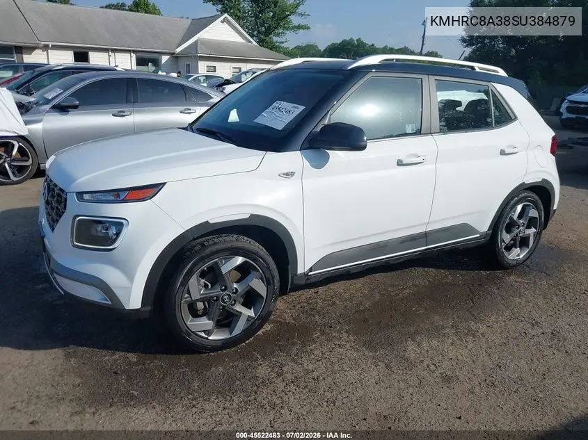 2025 Hyundai Venue Limited VIN: KMHRC8A38SU384879 Lot: 45522483
