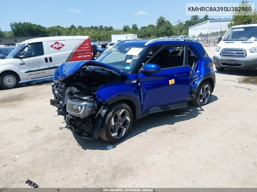 2025 Hyundai Venue Limited VIN: KMHRC8A39SU382980 Lot: 45535638