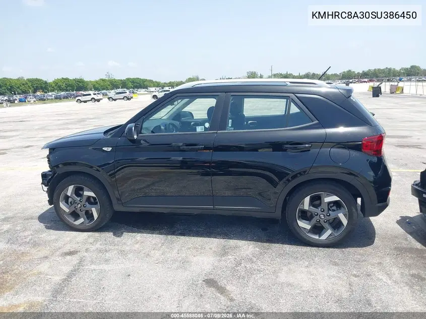 2025 Hyundai Venue Sel VIN: KMHRC8A30SU386450 Lot: 45588046