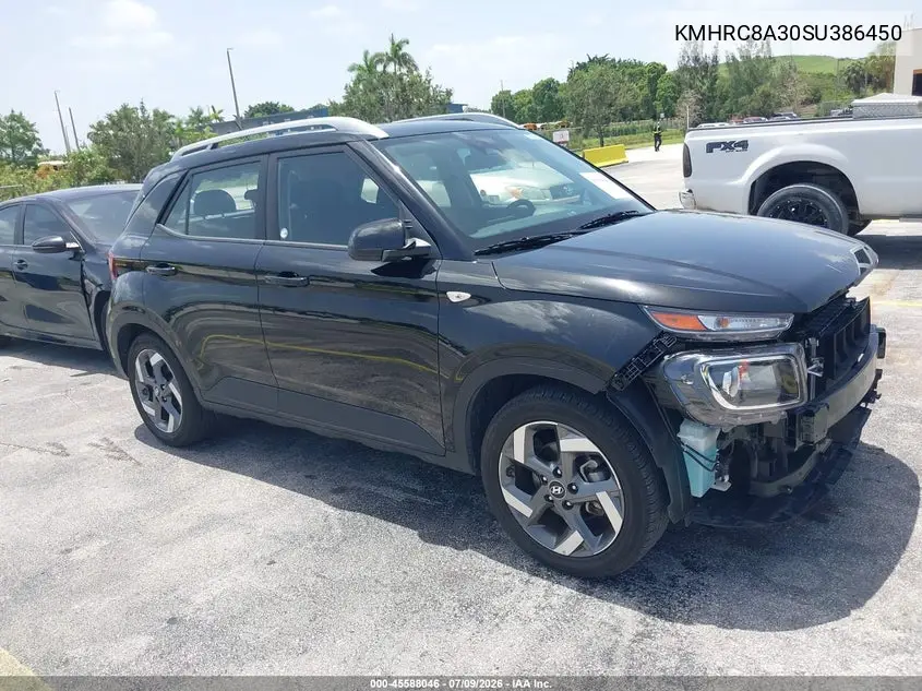 2025 Hyundai Venue Sel VIN: KMHRC8A30SU386450 Lot: 45588046