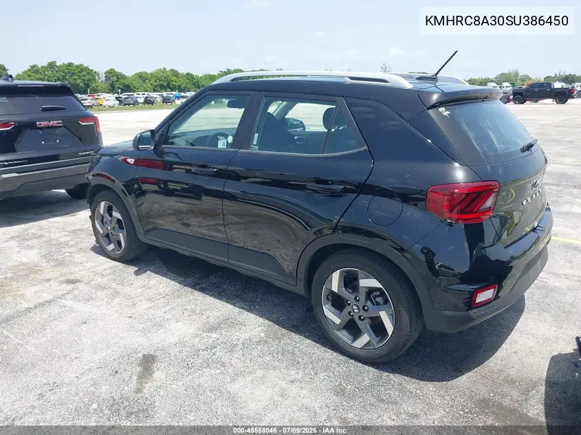 2025 Hyundai Venue Sel VIN: KMHRC8A30SU386450 Lot: 45588046