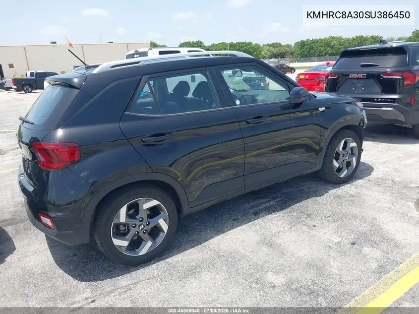 2025 Hyundai Venue Sel VIN: KMHRC8A30SU386450 Lot: 45588046