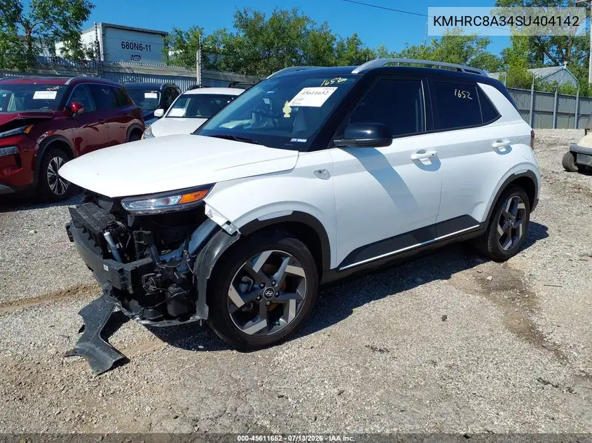 2025 Hyundai Venue Limited VIN: KMHRC8A34SU404142 Lot: 45611652