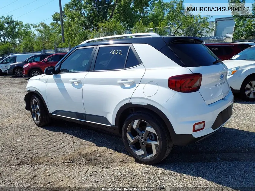 2025 Hyundai Venue Limited VIN: KMHRC8A34SU404142 Lot: 45611652