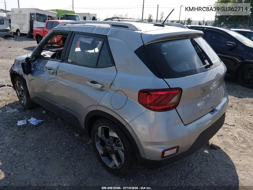 2025 Hyundai Venue Sel VIN: KMHRC8A39SU362714 Lot: 45615165