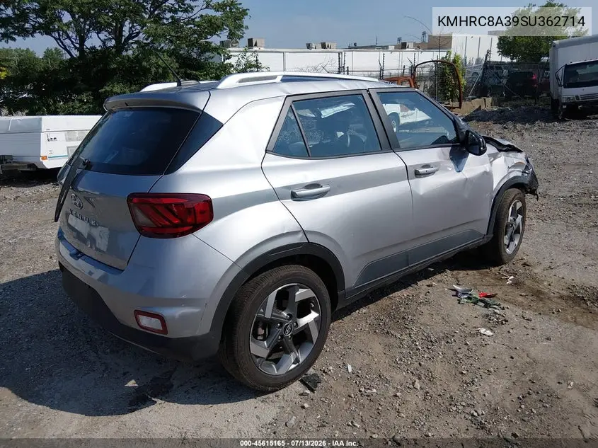 2025 Hyundai Venue Sel VIN: KMHRC8A39SU362714 Lot: 45615165