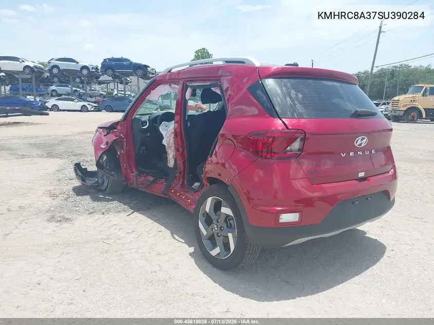 2025 Hyundai Venue Sel VIN: KMHRC8A37SU390284 Lot: 45618038