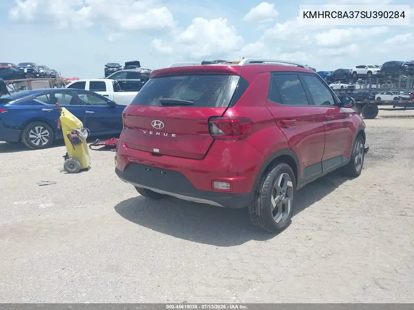 2025 Hyundai Venue Sel VIN: KMHRC8A37SU390284 Lot: 45618038