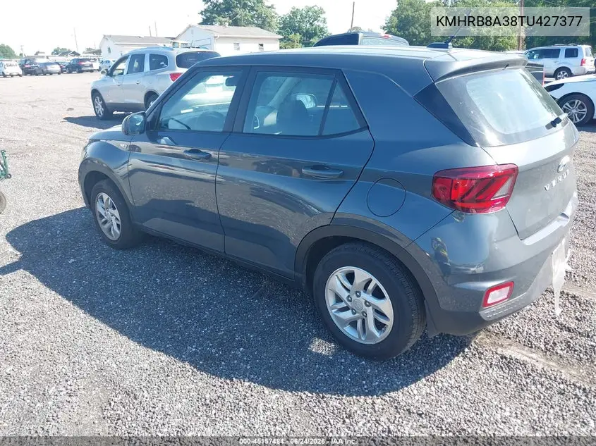 2026 Hyundai Venue Se VIN: KMHRB8A38TU427377 Lot: 45157484
