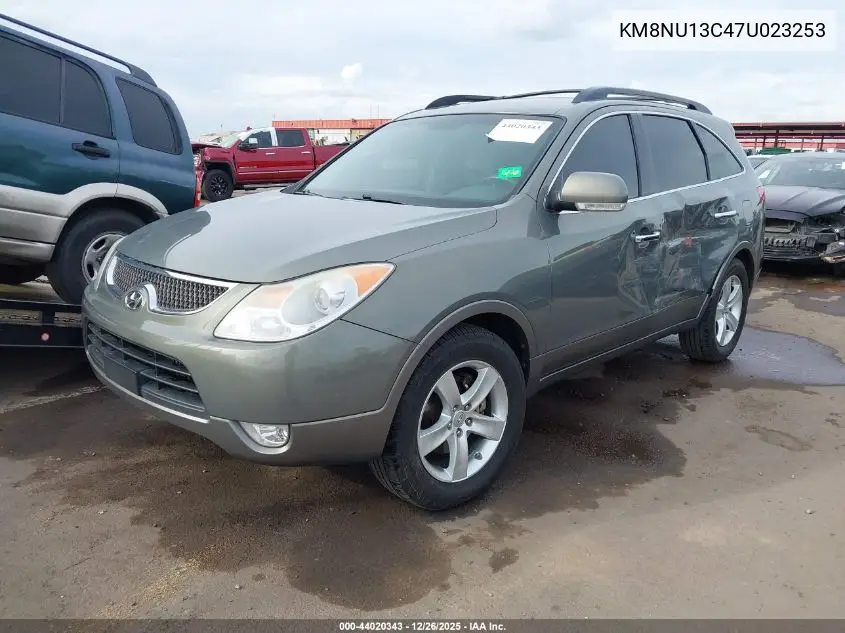 2007 Hyundai Veracruz Gls/Limited/Se VIN: KM8NU13C47U023253 Lot: 44020343