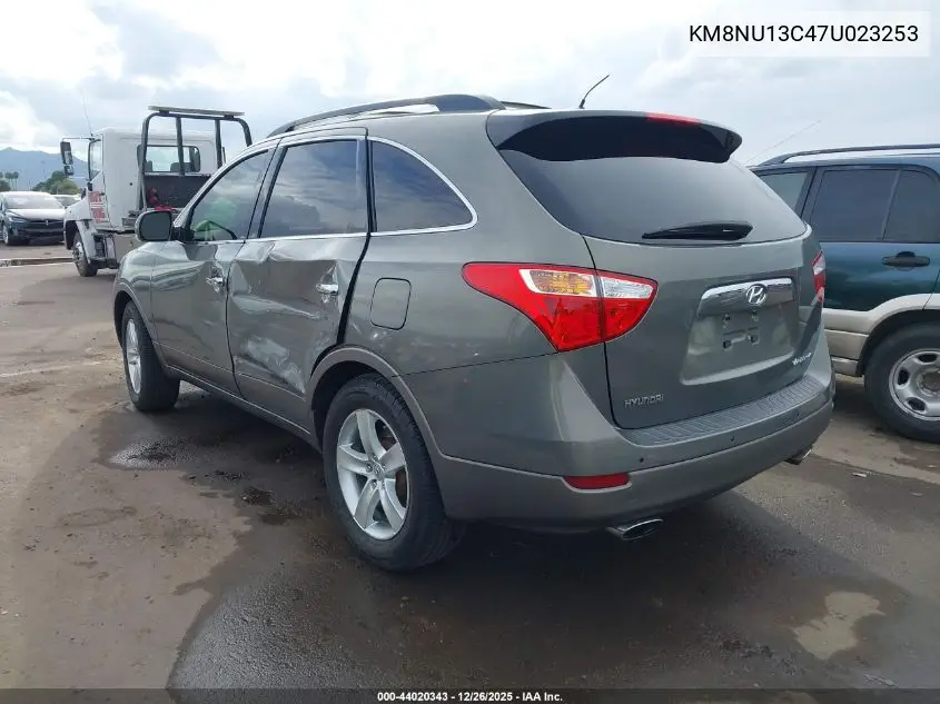 2007 Hyundai Veracruz Gls/Limited/Se VIN: KM8NU13C47U023253 Lot: 44020343