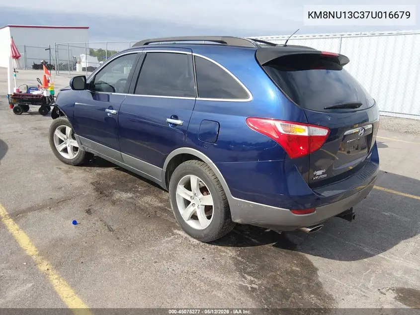 2007 Hyundai Veracruz Gls/Limited/Se VIN: KM8NU13C37U016679 Lot: 45075277