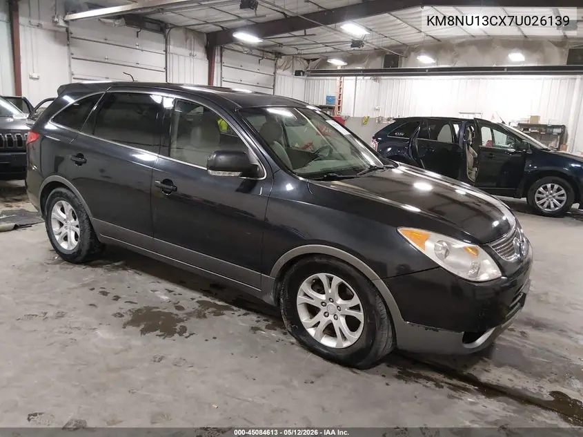 2007 Hyundai Veracruz VIN: KM8NU13CX7U026139 Lot: 45084613