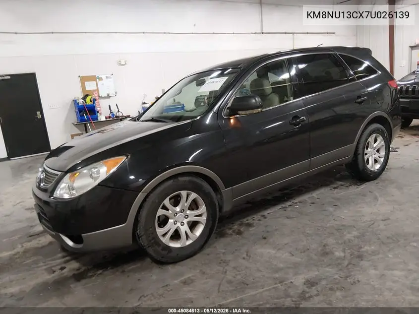 2007 Hyundai Veracruz VIN: KM8NU13CX7U026139 Lot: 45084613