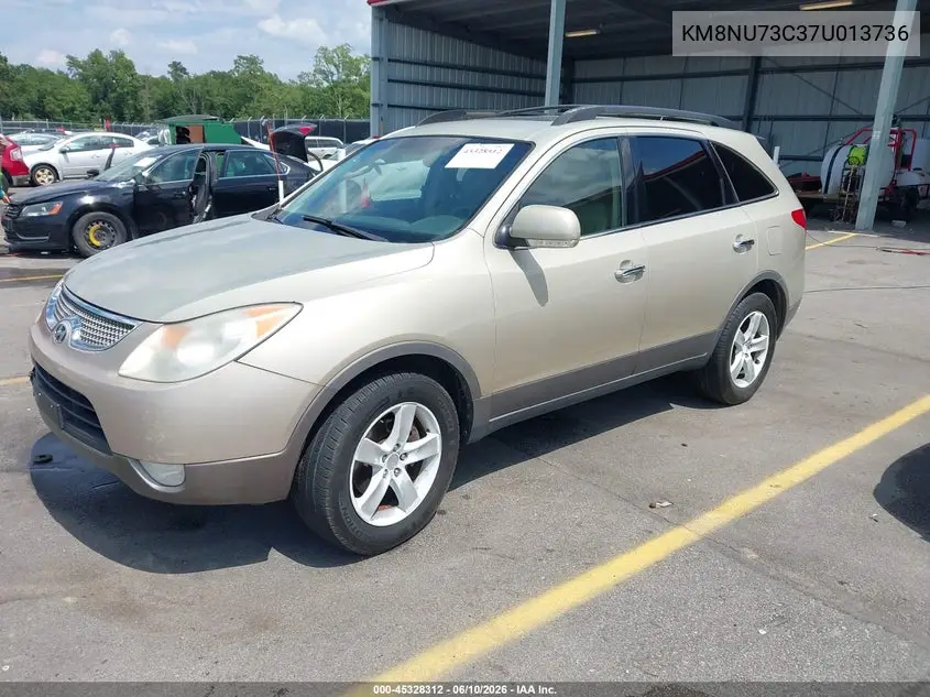 2007 Hyundai Veracruz VIN: KM8NU73C37U013736 Lot: 45328312