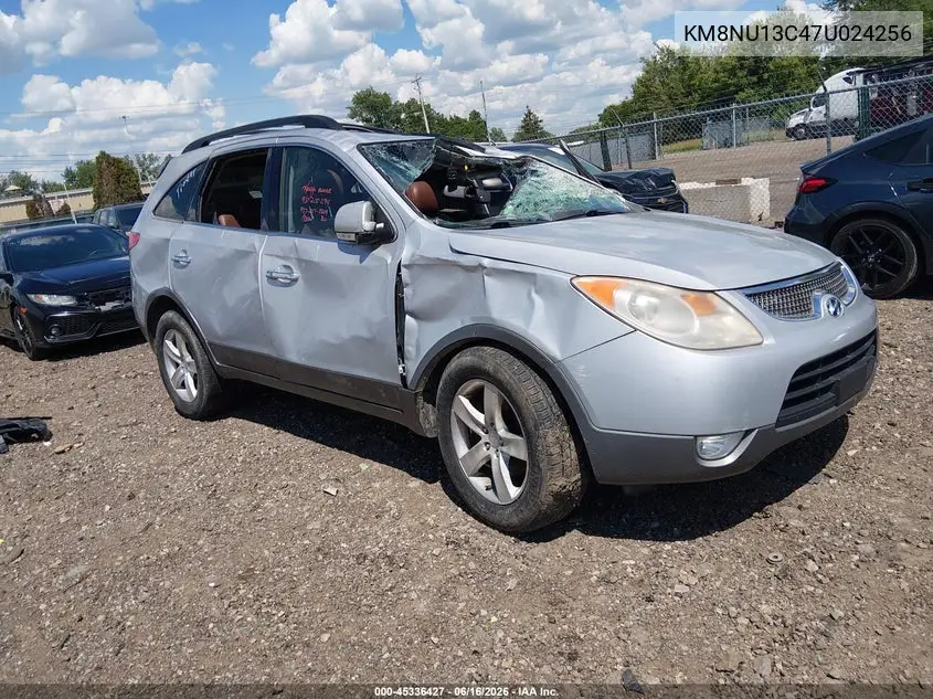 2007 Hyundai Veracruz Gls/Limited/Se VIN: KM8NU13C47U024256 Lot: 45336427