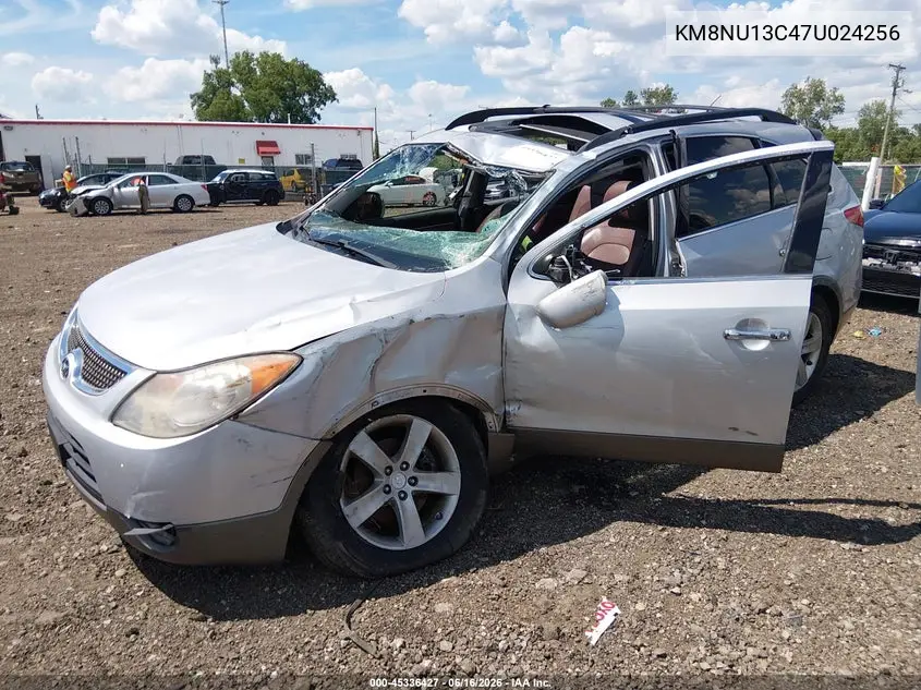 2007 Hyundai Veracruz Gls/Limited/Se VIN: KM8NU13C47U024256 Lot: 45336427