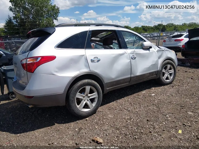 2007 Hyundai Veracruz Gls/Limited/Se VIN: KM8NU13C47U024256 Lot: 45336427