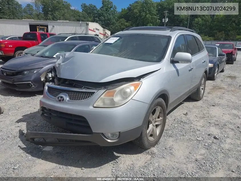 2007 Hyundai Veracruz Gls/Limited/Se VIN: KM8NU13C07U024299 Lot: 45458372