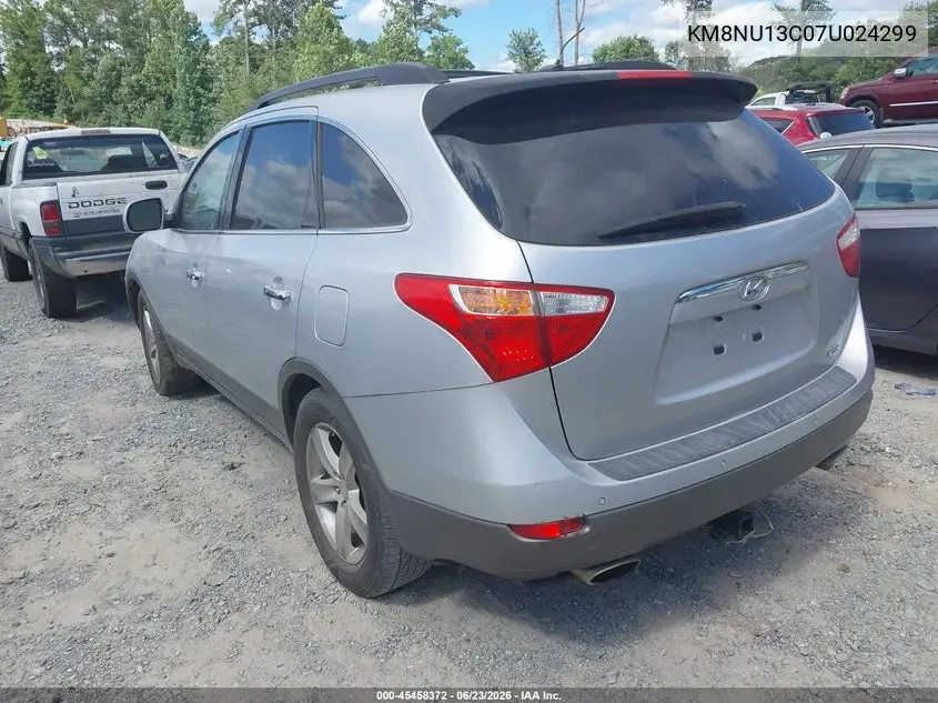 2007 Hyundai Veracruz Gls/Limited/Se VIN: KM8NU13C07U024299 Lot: 45458372