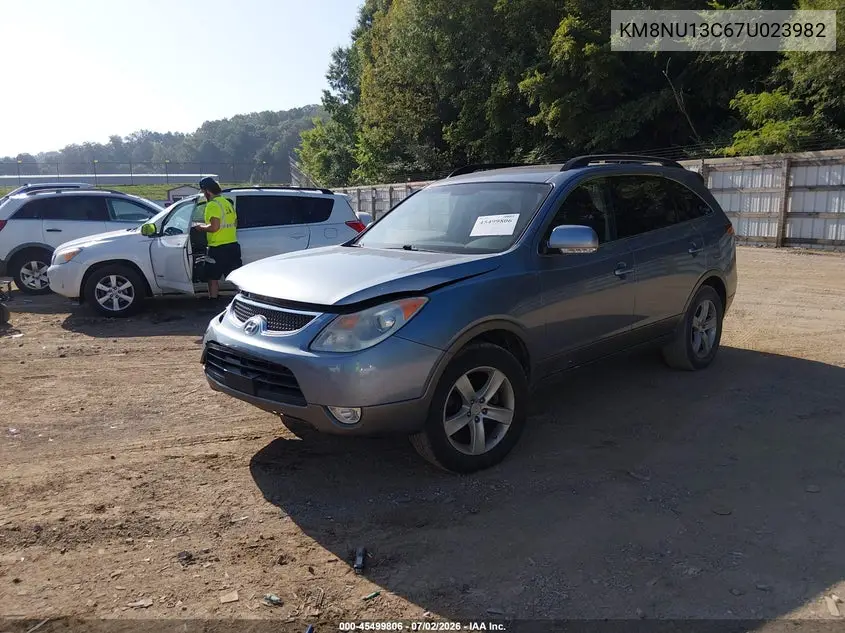 2007 Hyundai Veracruz Gls/Limited/Se VIN: KM8NU13C67U023982 Lot: 45499806