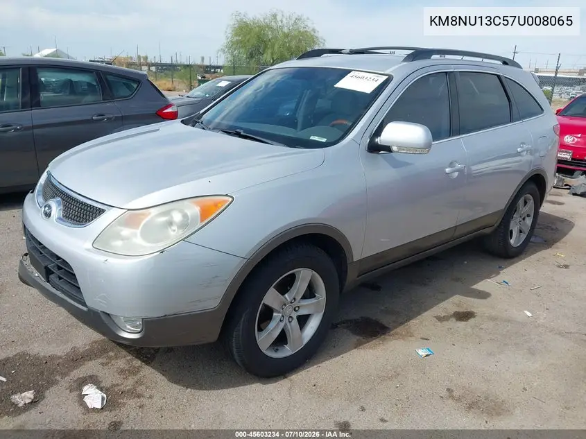 2007 Hyundai Veracruz Gls/Limited/Se VIN: KM8NU13C57U008065 Lot: 45603234