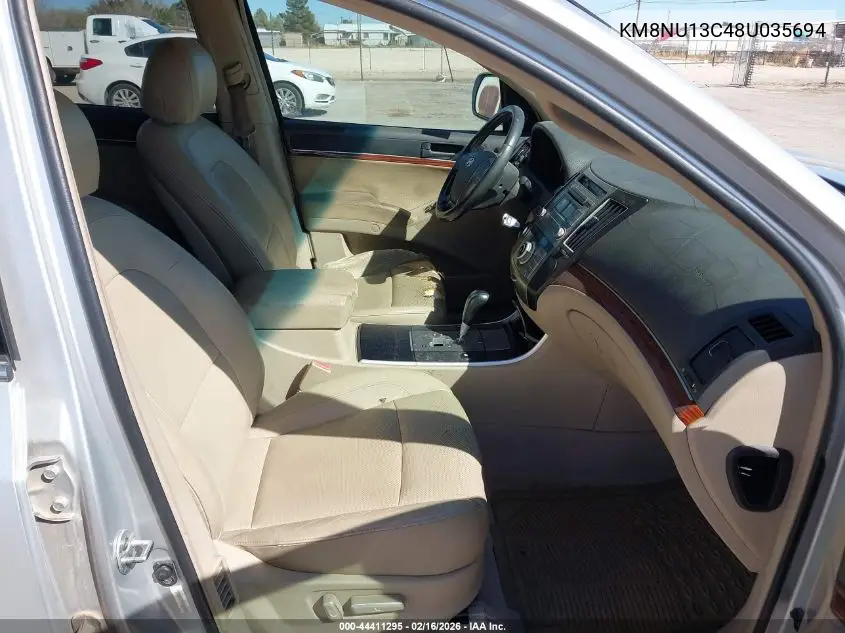 2008 Hyundai Veracruz Gls/Limited/Se VIN: KM8NU13C48U035694 Lot: 44411295