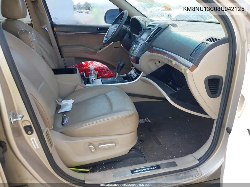 2008 Hyundai Veracruz Gls/Limited/Se VIN: KM8NU13C08U042125 Lot: 44687822