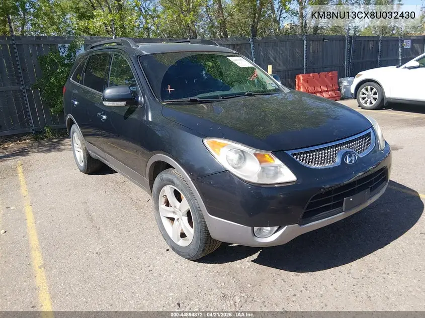2008 Hyundai Veracruz Gls/Limited/Se VIN: KM8NU13CX8U032430 Lot: 44894872